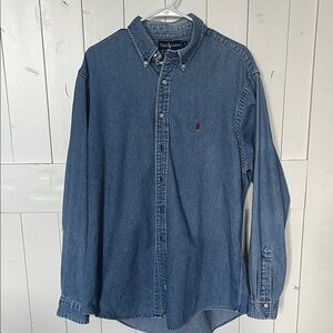 Ralph Lauren Classic Blue Denim Shirt